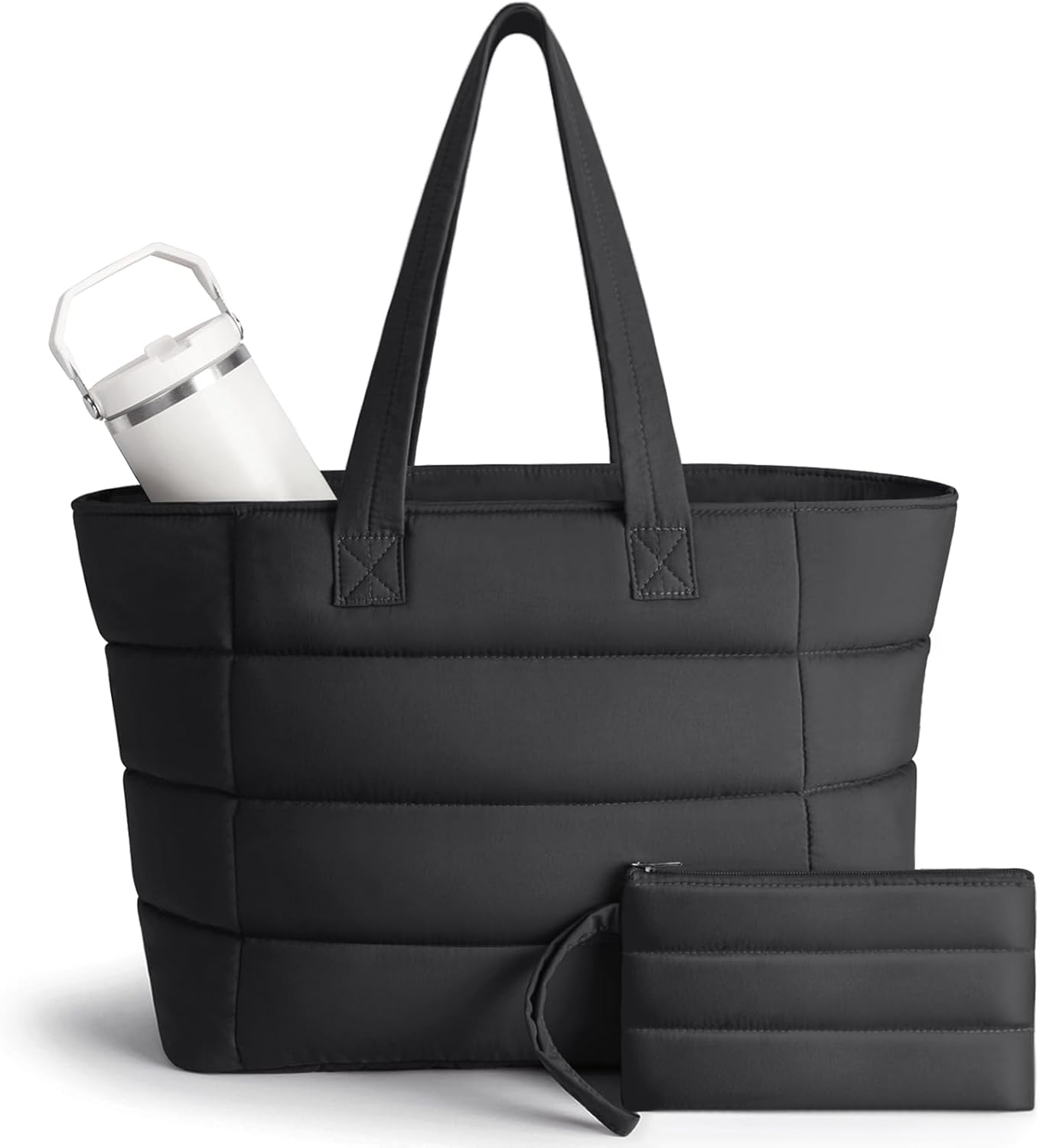 Women Bags Work - Bolsa Tote Puffer para Mulheres, Bolsa