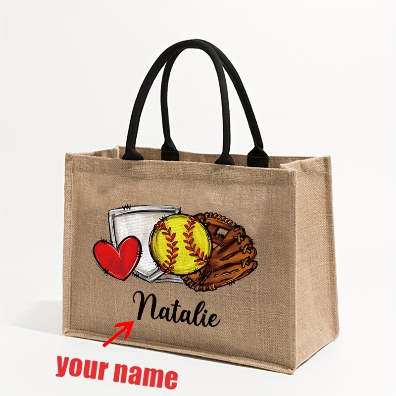 Women Bags Name - Bolsa de Praia Grande Personalizada com