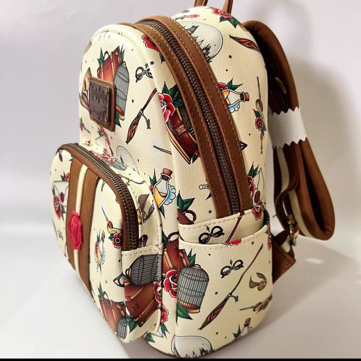 Women Bags Collection - Mochila Loungefly com duas alças, estilosa,