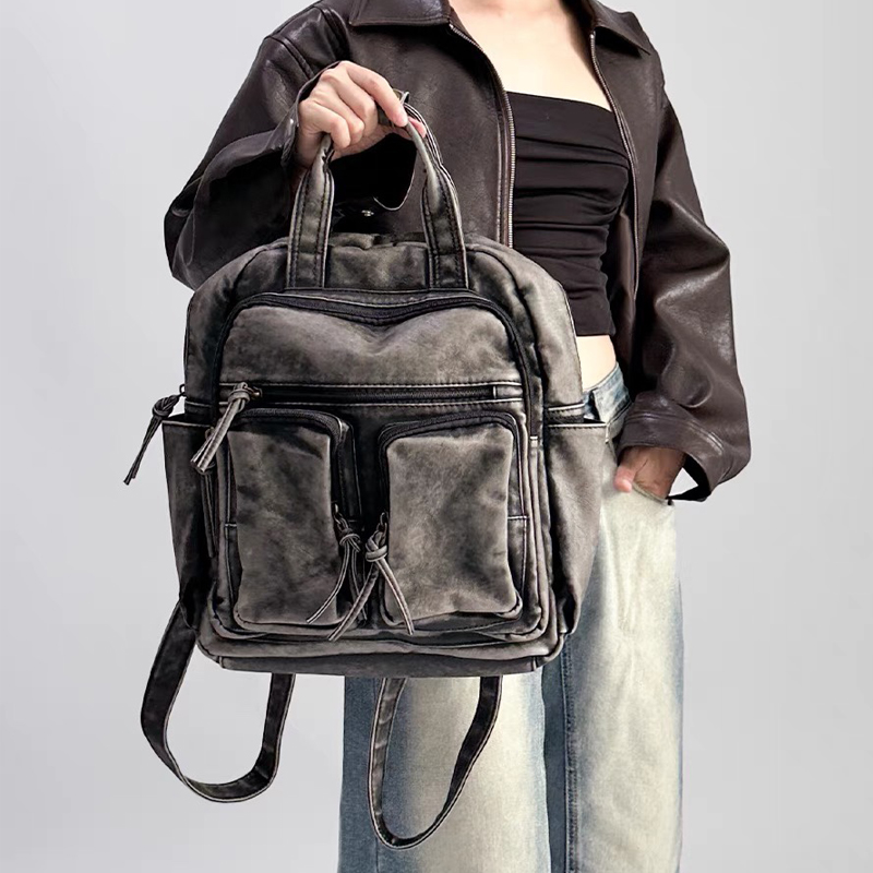 Women Bags In Trend - Luxo macio lavado couro do plutônio