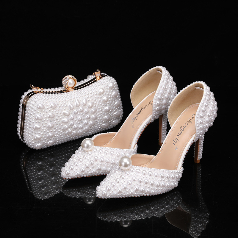 Women Bags Luxury - Conjunto de bolsa e sapato para