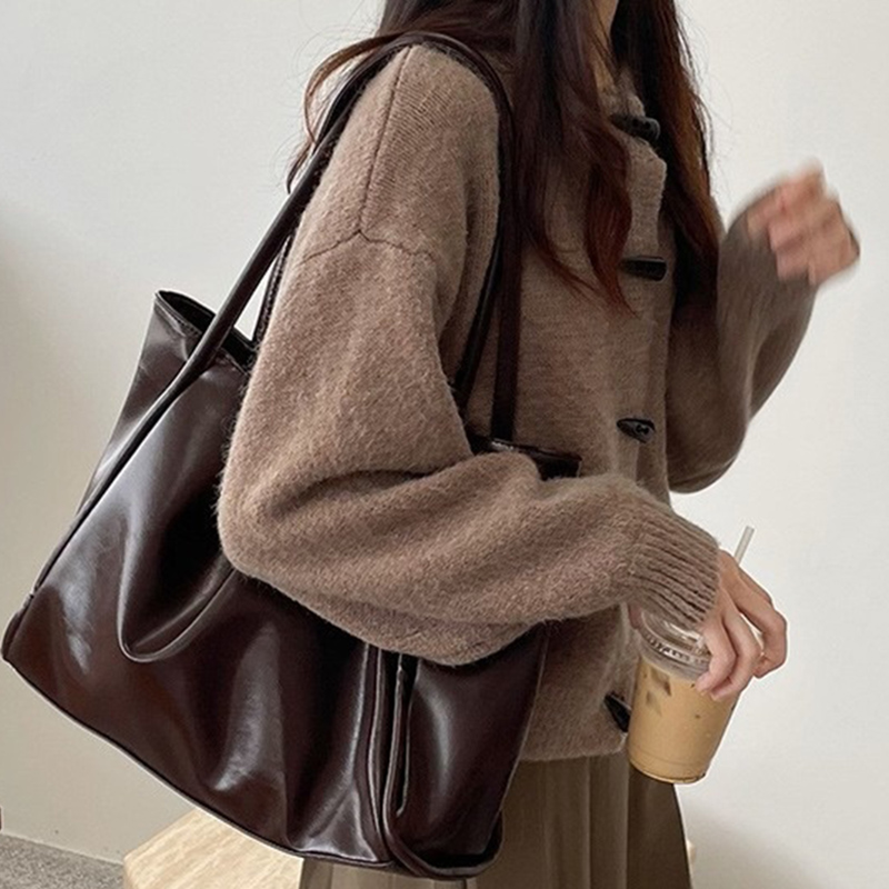 Women'S Tote Bags For Work - Bolsa de Ombro Feminina Vintage Nova