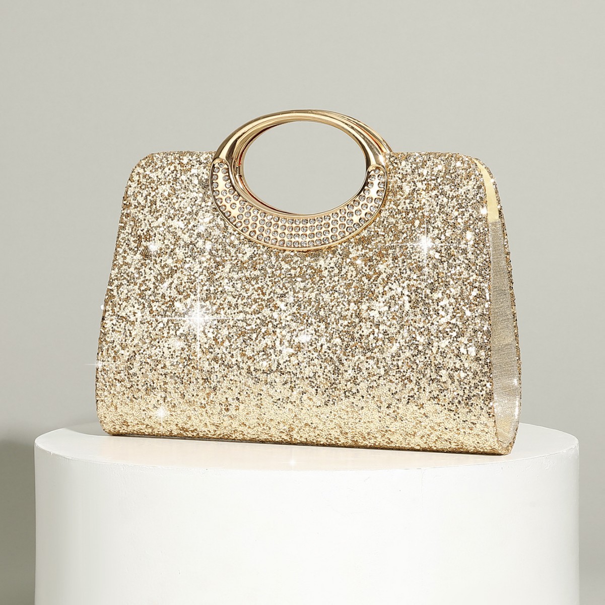 Women Bags In Trend - Bolsa vintage grande com textura de