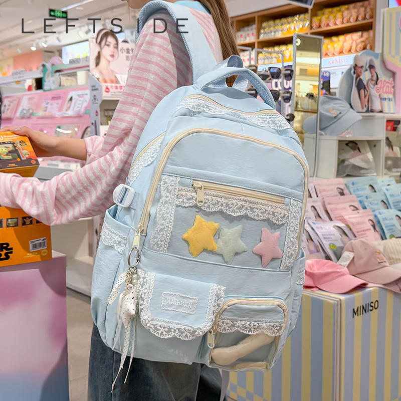 Women Bags In Trend - Mochila Feminina com Renda, Linda e