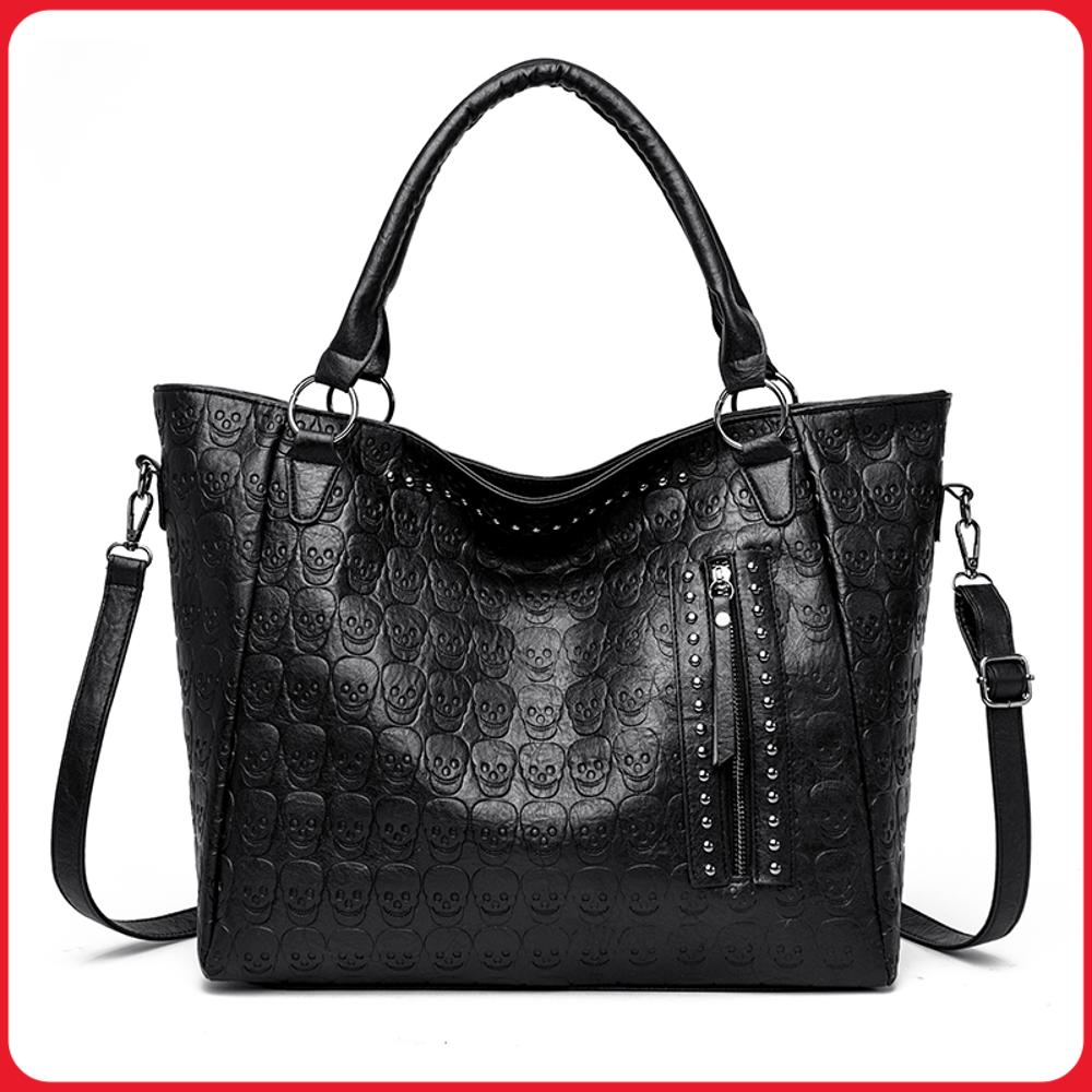 Women Bags Work - Bolsa Transversal Punk com Estampa de