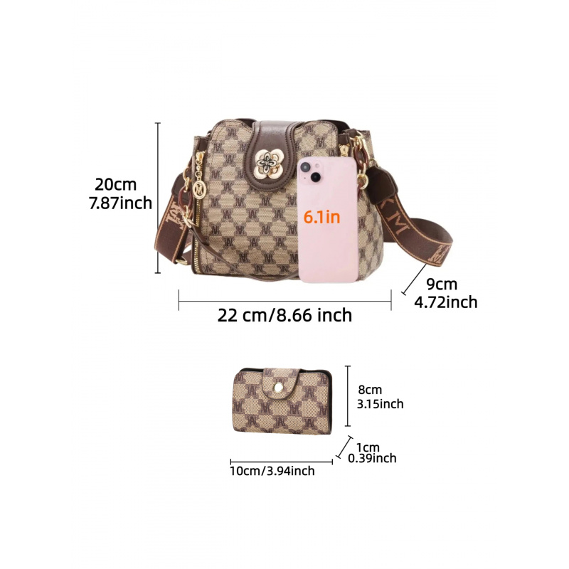 Bolsa de ombro vintage com est - Women Bags Work avaliação e preço