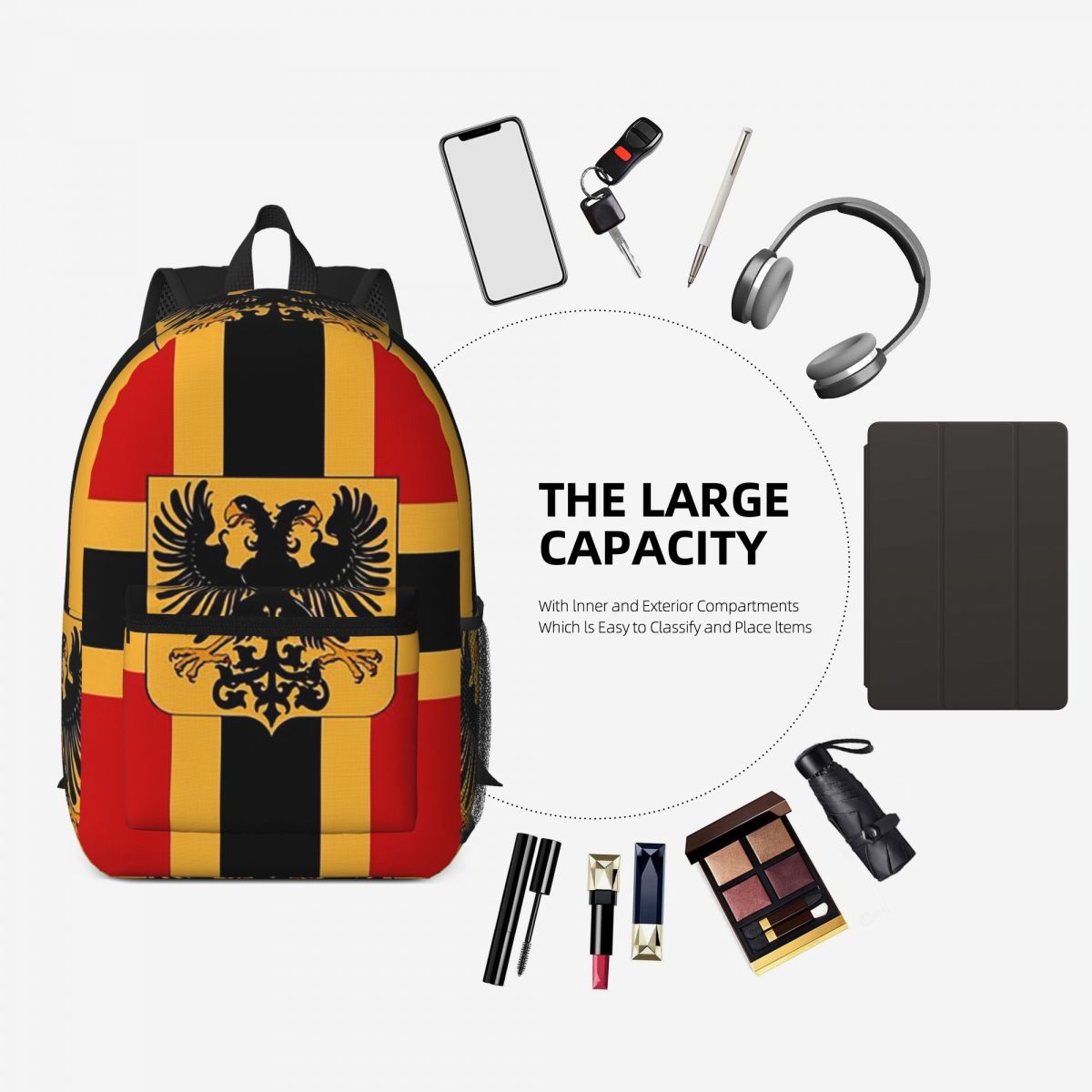 Mochila com bandeira do impéri - Women Bags Germany avaliação e preço