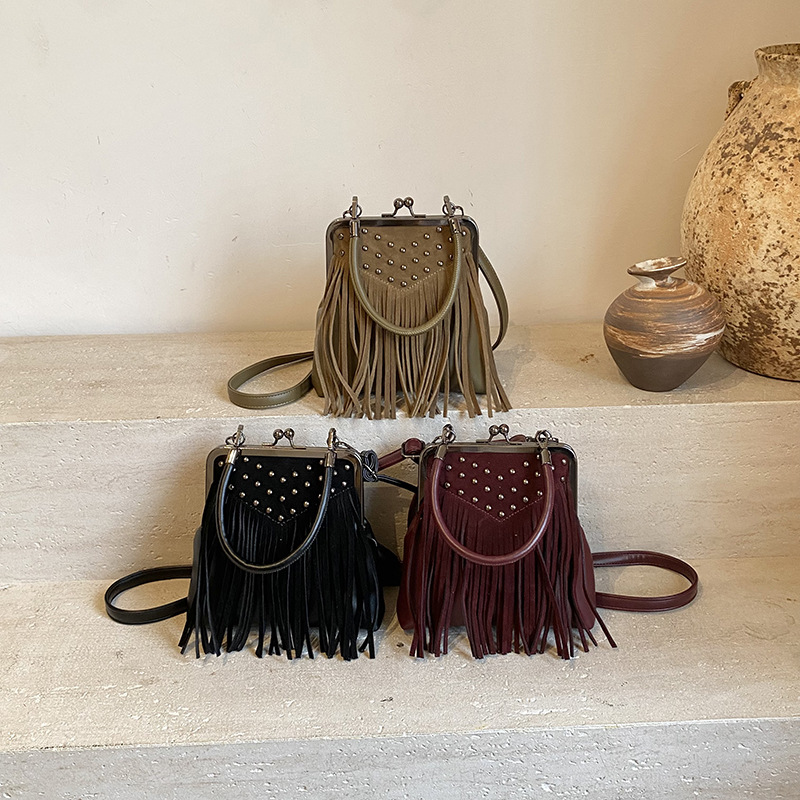 Moda feminina rebite bolsa de  - Women Bags Collection avaliação e preço
