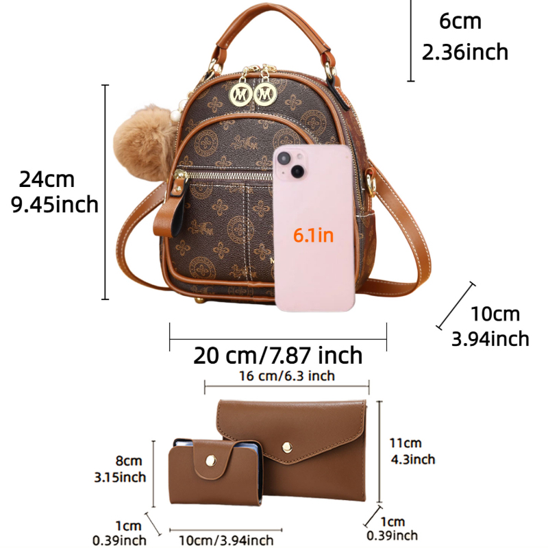 Conjunto de 3 peças de bolsas  - Women Bags Luxury avaliação e preço