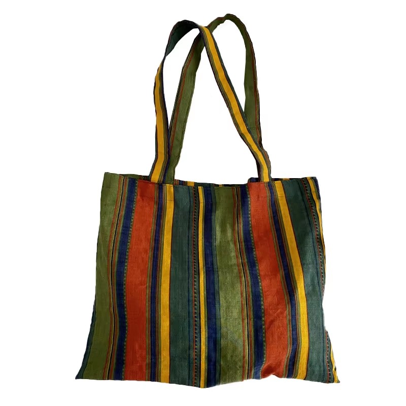 Bolsa Tote de Linho Listrada B - Women Bags Aldo avaliação e preço