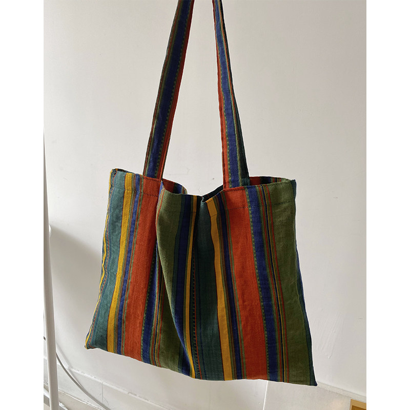 Bolsa Tote de Linho Listrada B - Women Bags Aldo avaliação e preço