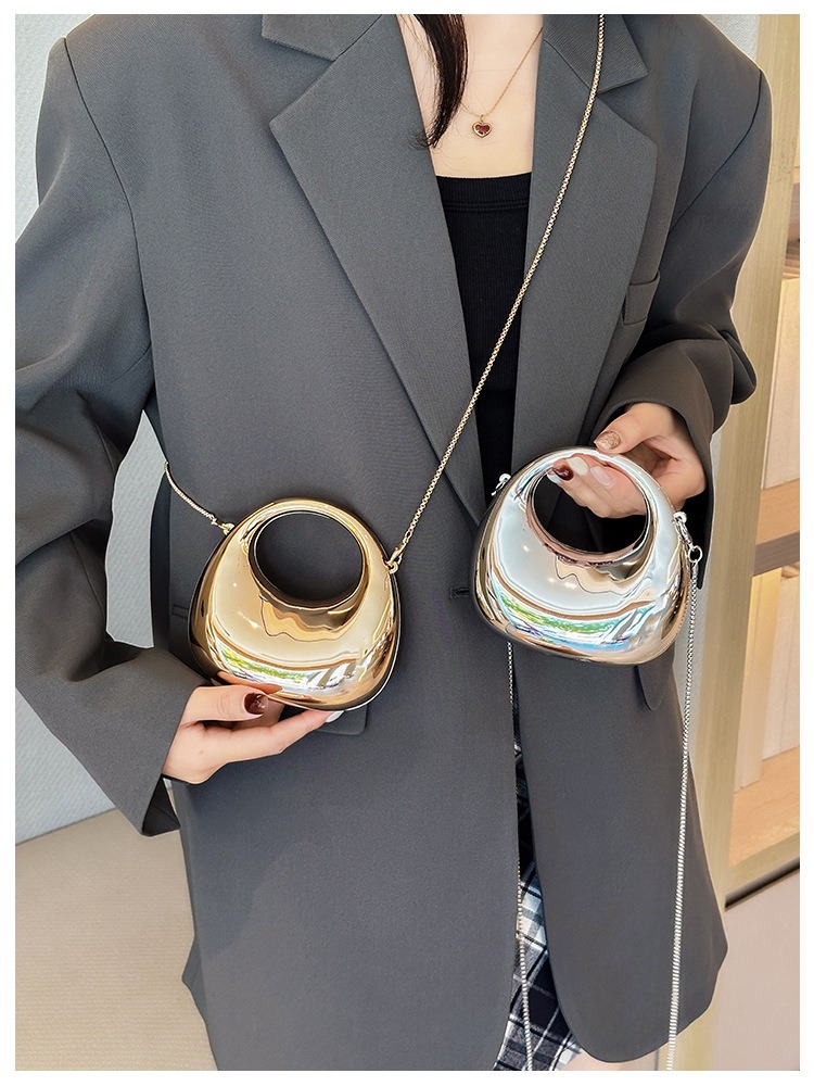 Mini Bolsa de Noite Dourada, B - Women Bags Luxury avaliação e preço