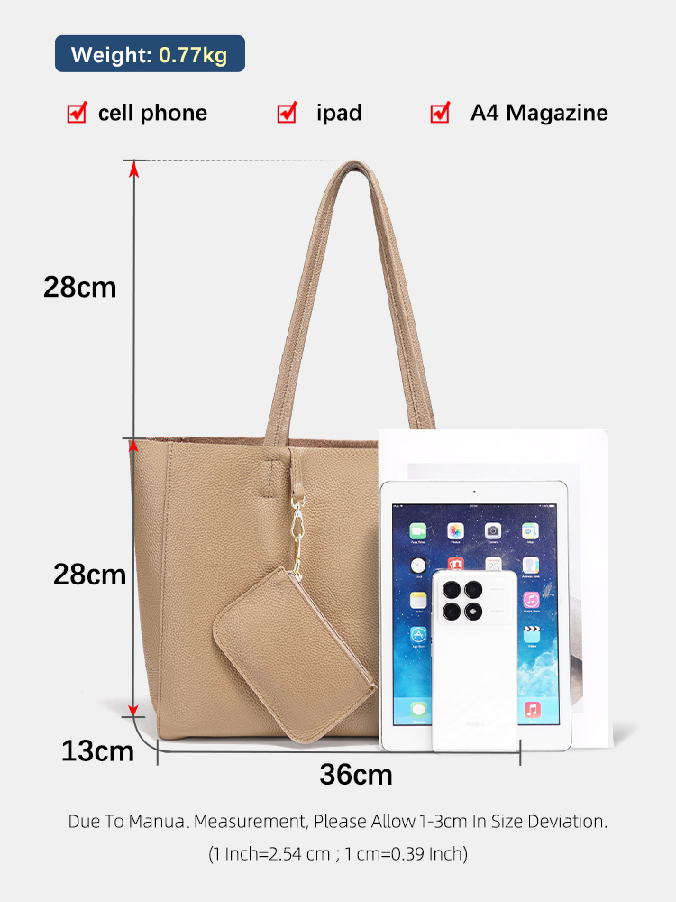 Bolsas Tote Grandes de Couro G - Women Bags Work avaliação e preço