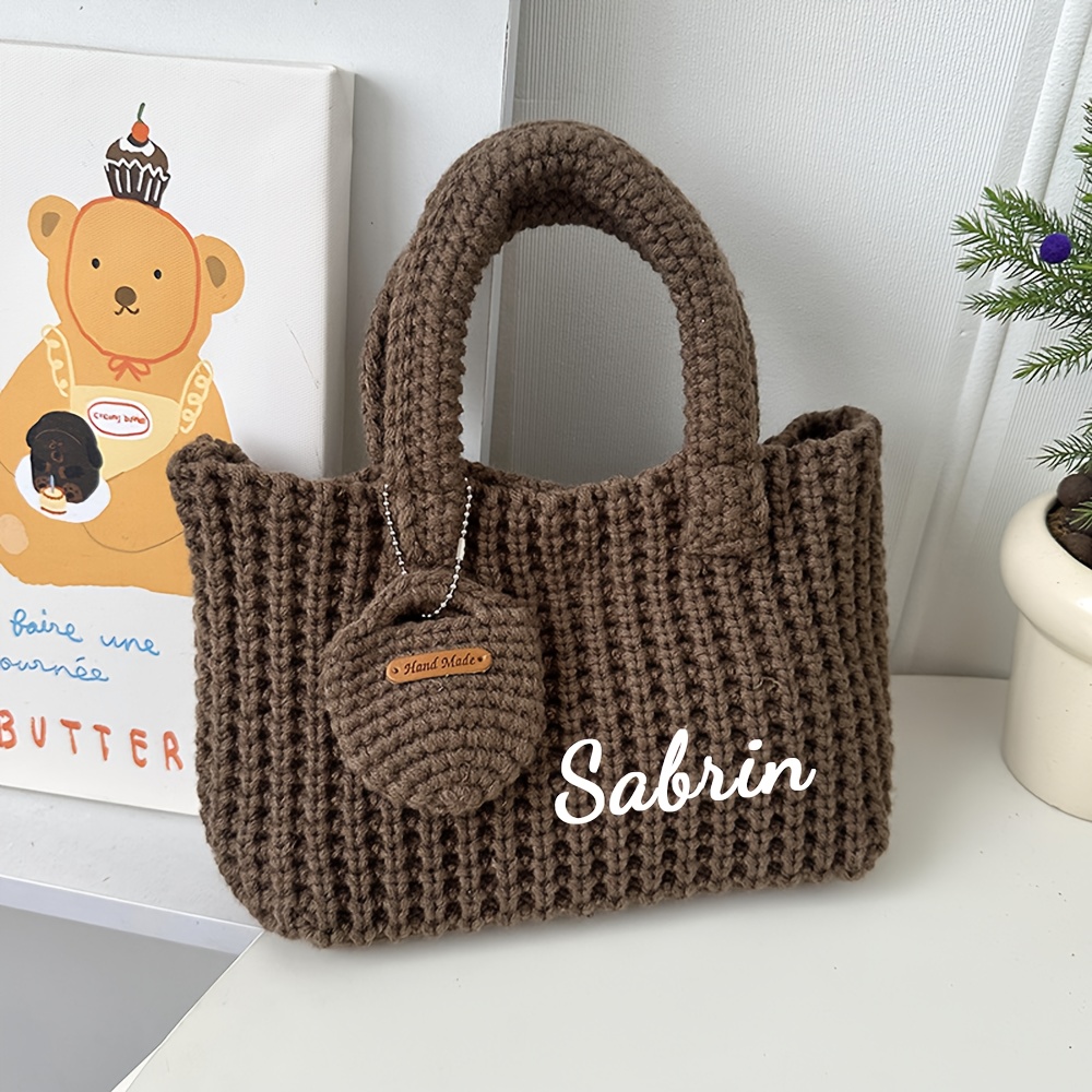 Bolsa de Ombro de Crochê Artes - Women Bags Name avaliação e preço