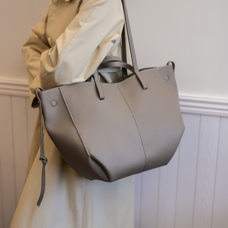 Grande capacidade de couro com - Women Bags In Trend avaliação e preço